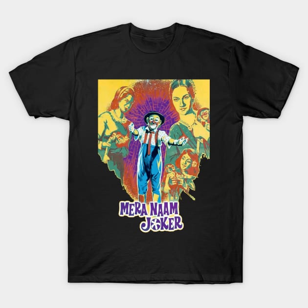 Vintage Bollywood posters - mera naam joker T-Shirt by The Bombay Brands Pvt Ltd